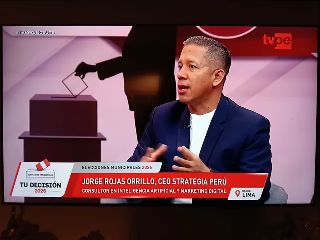 Jorge Rojas Orrillo entrevistado en TV Perú, elecciones municipales 2026